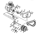 Craftsman 917292400 belt guard and pulley assembly diagram