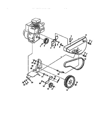 Belt guard and pulley assembly