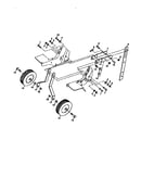 Wheel and depth stake assembly