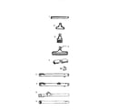 Hoover S3533 cleaning tools diagram