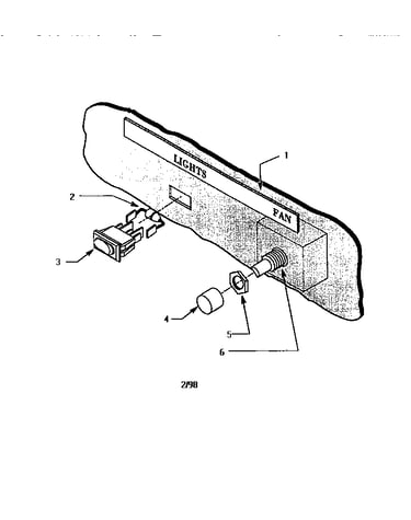 Switch assembly model hb36qb