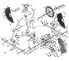 Weslo WLEL42070 unit parts diagram