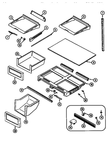 Shelves and accessories