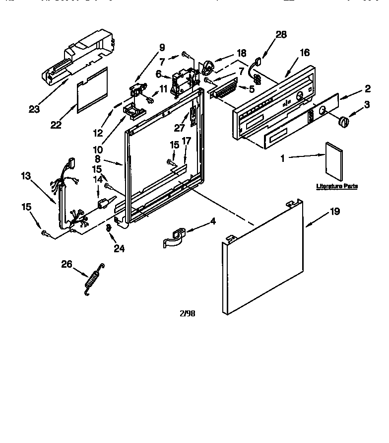 Frame and console