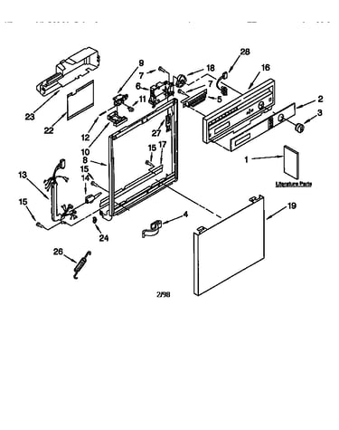 Frame and console