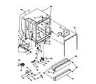 Kenmore 110773881 tub assembly diagram