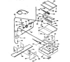 Kenmore 91136665790 oven burner section diagram