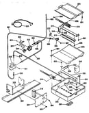 Oven burner section