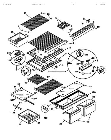 Shelves/controls