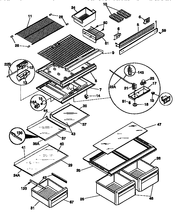 SHELVES/CONTROLS