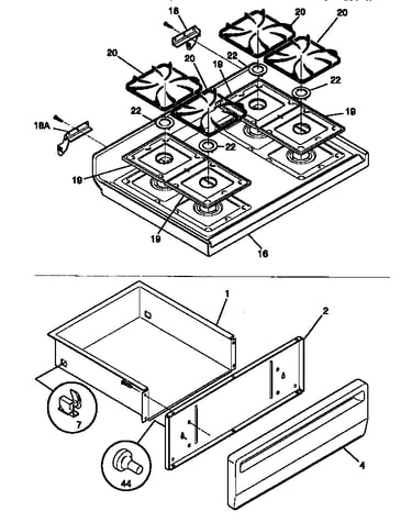 Top/drawer