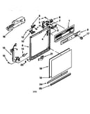 Frame and console