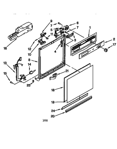 Frame and console