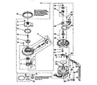Whirlpool DU911PCDB0 pump and motor diagram