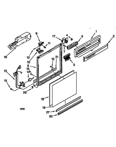 Frame and console