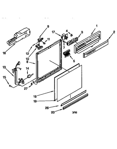 Frame and console