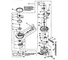 Whirlpool DU935QWDQ6 pump and motor diagram