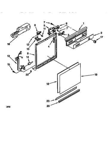 Frame and console