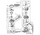 Whirlpool DU920QWDB6 pump and motor diagram