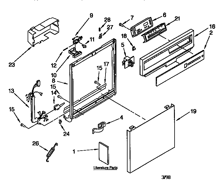 Frame and console
