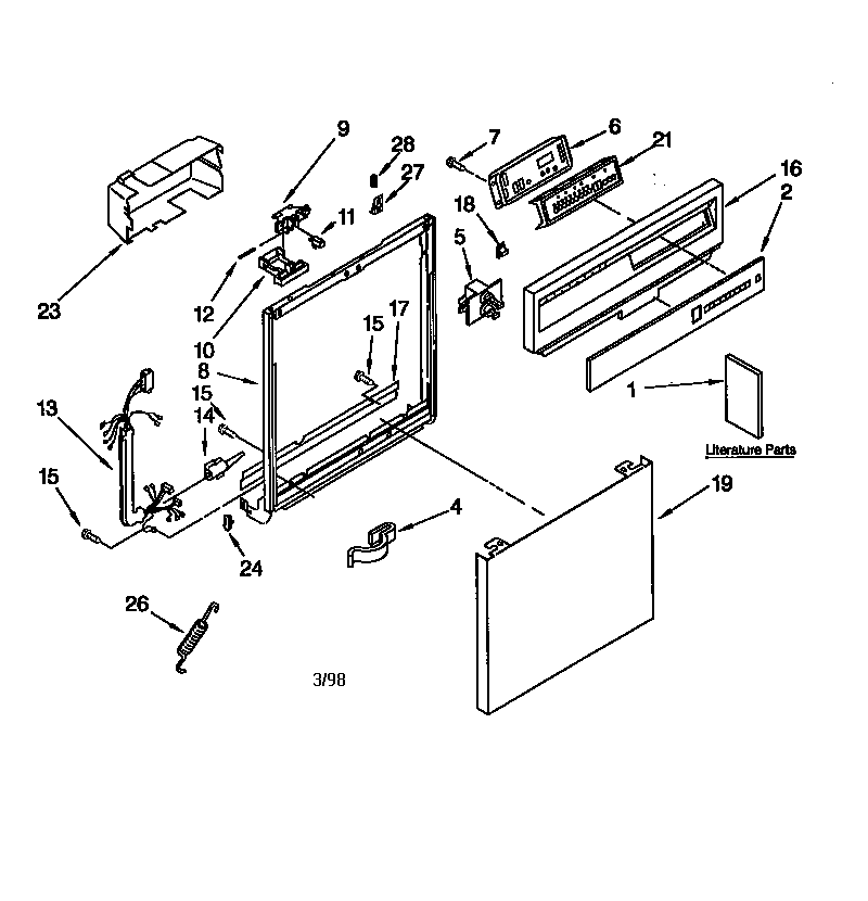Frame and console