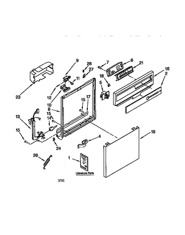 Frame and console