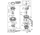 Kenmore 66515838791 pump and motor diagram