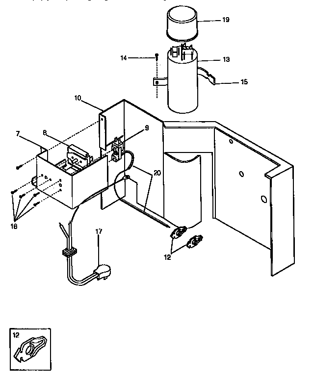 Control panel parts