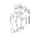 Kenmore 25378821890 cabinet parts diagram
