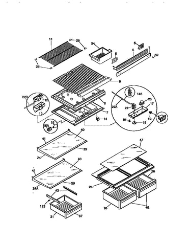 Shelves and accessories
