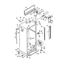 Kenmore 25378132890 cabinet parts diagram