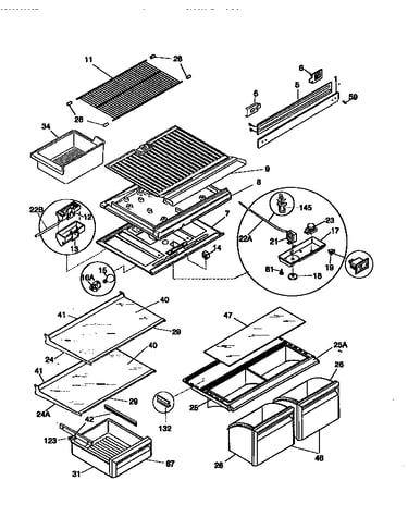 Shelves and accessories