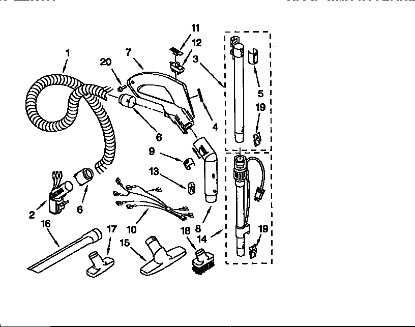 Hose and attachents