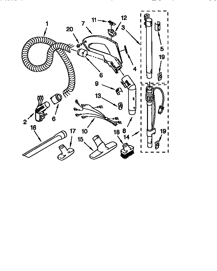 Hose and attachments