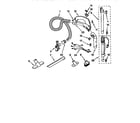 Kenmore 11625613790 hose and attachments diagram