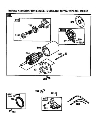Starter motor