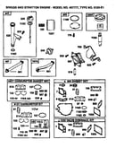 Dip stick tube assembly, gasket set, carburetor kit
