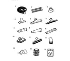 Craftsman 113177805 accessories and attachments diagram
