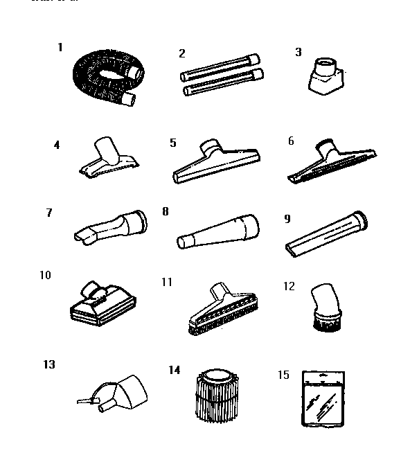 Accessories and attachments