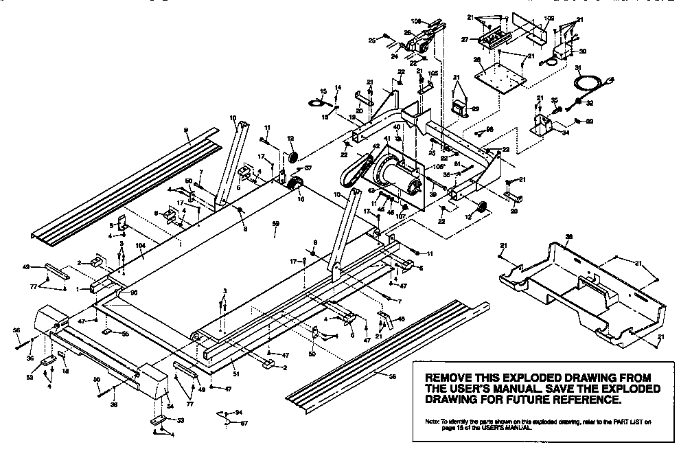 Walking board assembly