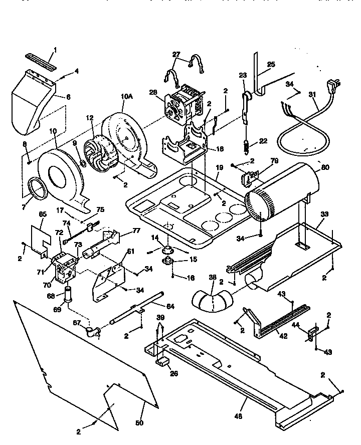 BLOWER AND BASE