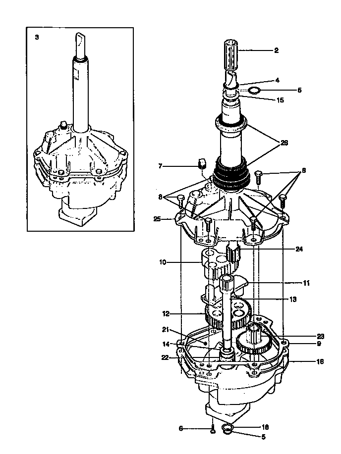 GEARCASE/TRANSMISSION