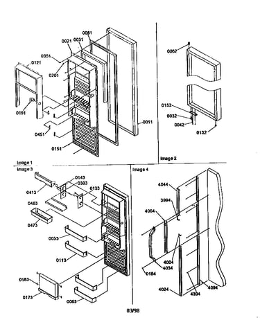 Refrigerator door