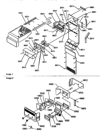 Ice maker/control assembly