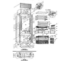 Sub-Zero 511 cosmetic view diagram