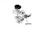 Craftsman 536772200 engine/frame assembly diagram
