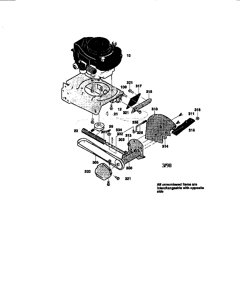 ENGINE/FRAME ASSEMBLY