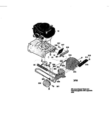 Engine/frame assembly