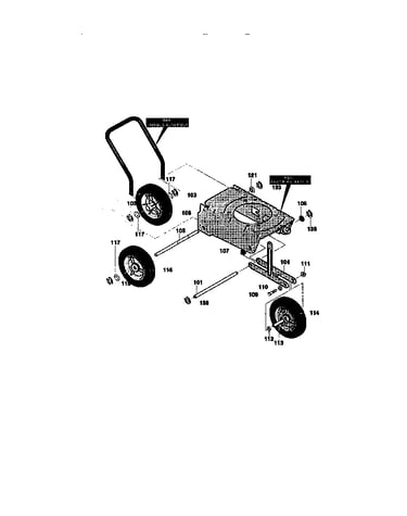 Wheels assembly