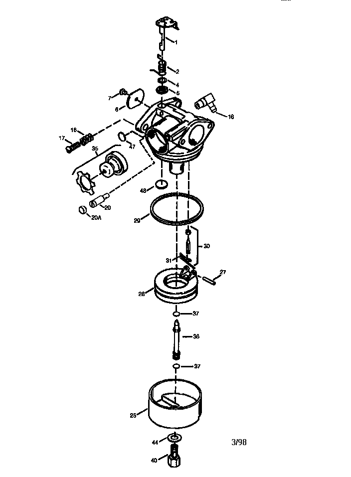 CARBURETOR 640147